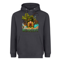 Smoke lake life gnome Heavyweight Hoodie - BarkalooDesign