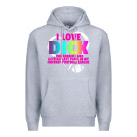 Heather Grey Fantasy Football Loser Trophy Punishment for Last Place Premium Hoodie - trangStudio