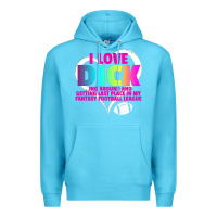 Ocean Blue Fantasy Football Loser Trophy Punishment for Last Place Premium Hoodie - trangStudio