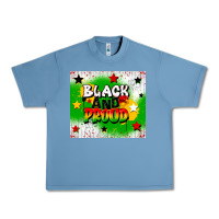 Pebble Blue black and proud Urban Heavy Tee - CowGirlArtShop
