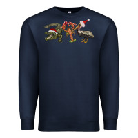 Navy Christmas alligator pelican crawfish Premium Sweatshirt - BarkalooDesign