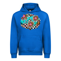 Cobalt race sunflower patches Urban Hoodie - AdoDesignShop