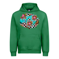 Emerald race sunflower patches Urban Hoodie - AdoDesignShop