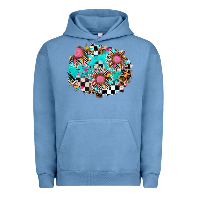 Race Sunflower Patches Urban Hoodie by AdoDesignShop | Teevron