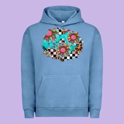 Race Sunflower Patches Urban Hoodie Designed By Adodesignshop
