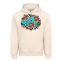 Sandshell race sunflower patches Urban Hoodie - AdoDesignShop