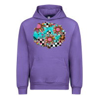 Tulip race sunflower patches Urban Hoodie - AdoDesignShop