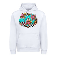 White race sunflower patches Urban Hoodie - AdoDesignShop