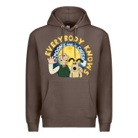 Coffee everybody knows the moons made of cheese! Premium Hoodie - trangStudio