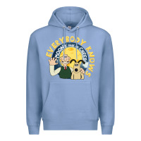 Colony Blue everybody knows the moons made of cheese! Premium Hoodie - trangStudio