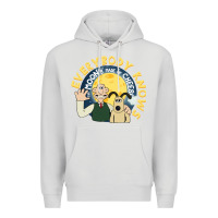 Dove Grey everybody knows the moons made of cheese! Premium Hoodie - trangStudio