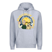 Heather Grey everybody knows the moons made of cheese! Premium Hoodie - trangStudio