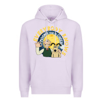Lilac everybody knows the moons made of cheese! Premium Hoodie - trangStudio