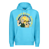 Ocean Blue everybody knows the moons made of cheese! Premium Hoodie - trangStudio