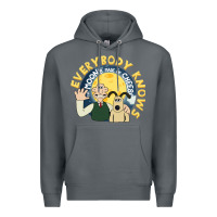 Rock everybody knows the moons made of cheese! Premium Hoodie - trangStudio