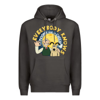 Smoke everybody knows the moons made of cheese! Premium Hoodie - trangStudio