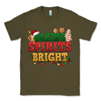 Army Green Baking spirits bright Classic Tee - NancyCooperArtShop