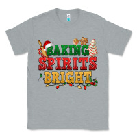 Heather Grey Baking spirits bright Classic Tee - NancyCooperArtShop