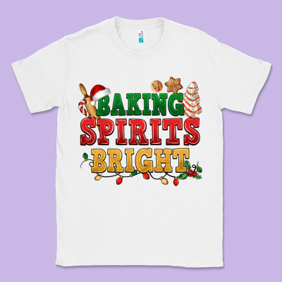 Baking Spirits Bright Classic Tee Designed By Nancycooperartshop