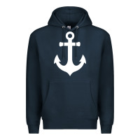 Navy Boat Anchor for Women n Girls Summer Premium Hoodie - trangStudio