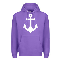 Purple Boat Anchor for Women n Girls Summer Premium Hoodie - trangStudio