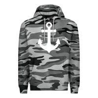 Slate Camo Boat Anchor for Women n Girls Summer Premium Hoodie - trangStudio