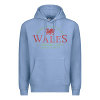 Colony Blue Rugby Welsh Gift Red Dragon Flag of Wales Premium Hoodie - trangStudio