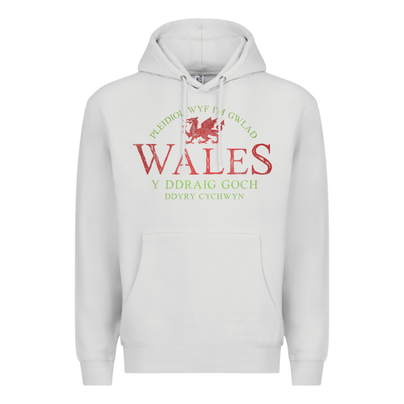 Rugby Welsh Gift Red Dragon Flag Of Wales Premium Hoodie by trangStudio | Teevron