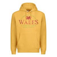 Mustard Rugby Welsh Gift Red Dragon Flag of Wales Premium Hoodie - trangStudio