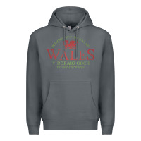 Rock Rugby Welsh Gift Red Dragon Flag of Wales Premium Hoodie - trangStudio