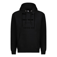 Black new york city city nyc america fly travel Premium Hoodie - trangStudio