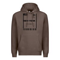 Coffee new york city city nyc america fly travel Premium Hoodie - trangStudio