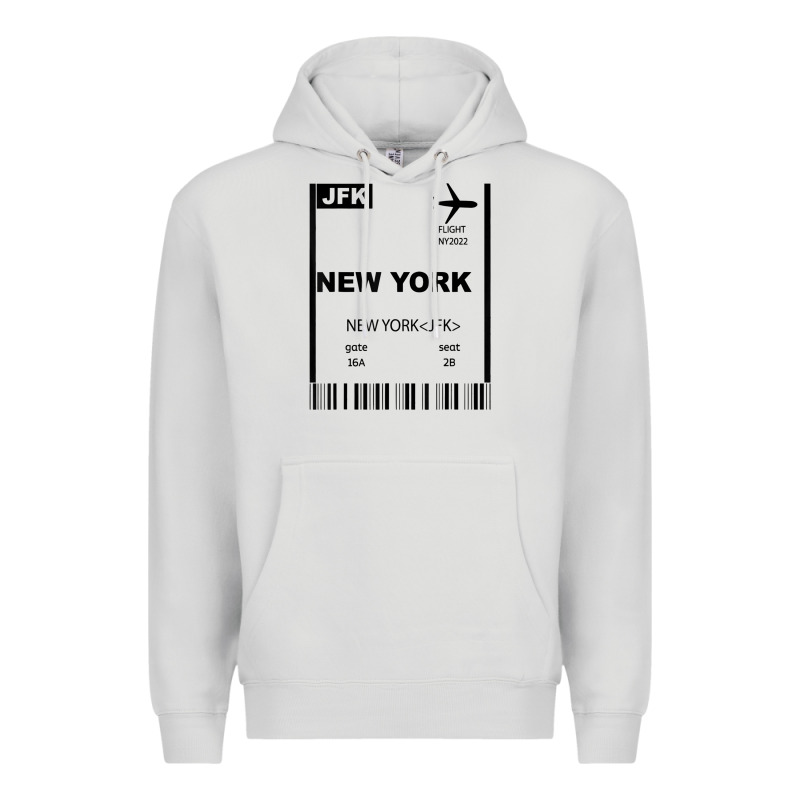 New York City City Nyc America Fly Travel Premium Hoodie by trangStudio | Teevron