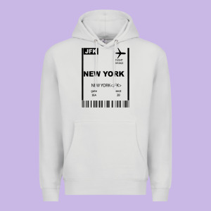 New York City City Nyc America Fly Travel Premium Hoodie Designed By Trangstudio