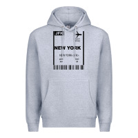 Heather Grey new york city city nyc america fly travel Premium Hoodie - trangStudio