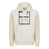Oatmeal Heather new york city city nyc america fly travel Premium Hoodie - trangStudio