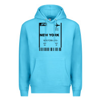 Ocean Blue new york city city nyc america fly travel Premium Hoodie - trangStudio