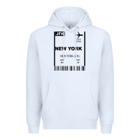White new york city city nyc america fly travel Premium Hoodie - trangStudio
