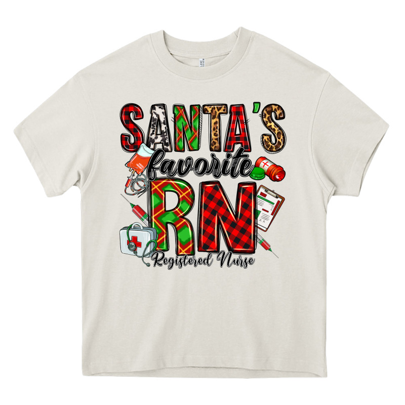 Santa's Favorite Rn Heavy Core Tee by Jasminsmagicworld | Teevron
