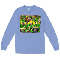 Colony Blue All you need is coffee and lucky St. Patrick's Long Sleeve Tee - HowdyJamesFarm