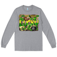 Heather Grey All you need is coffee and lucky St. Patrick's Long Sleeve Tee - HowdyJamesFarm