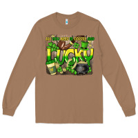 Toasted Coconut All you need is coffee and lucky St. Patrick's Long Sleeve Tee - HowdyJamesFarm