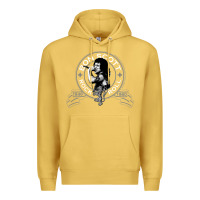 Antique Gold Bon Scott Rock n' Roll Lion Shield Premium Hoodie - trangStudio