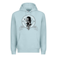 Blue Mist Bon Scott Rock n' Roll Lion Shield Premium Hoodie - trangStudio