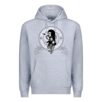 Heather Grey Bon Scott Rock n' Roll Lion Shield Premium Hoodie - trangStudio