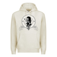 Oatmeal Heather Bon Scott Rock n' Roll Lion Shield Premium Hoodie - trangStudio