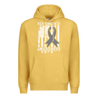 Antique Gold Parkinson's Disease Awareness T  Gift for PD Patients Premium Hoodie - trangStudio