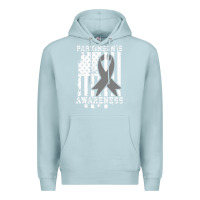 Blue Mist Parkinson's Disease Awareness T  Gift for PD Patients Premium Hoodie - trangStudio