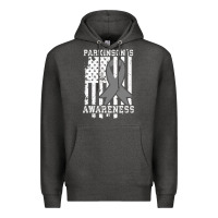 Charcoal Heather Parkinson's Disease Awareness T  Gift for PD Patients Premium Hoodie - trangStudio