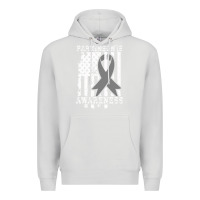 Dove Grey Parkinson's Disease Awareness T  Gift for PD Patients Premium Hoodie - trangStudio
